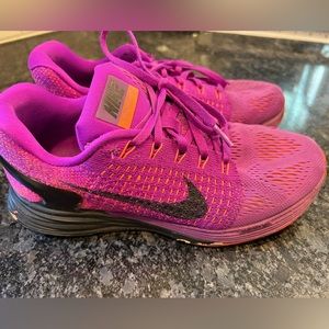 Purple Nike lunar glide 7